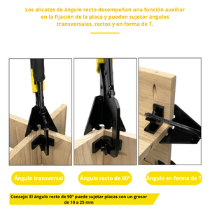 Prensa Alicate de Ángulo Recto PRO – Firmeza Precisa para Ensambles