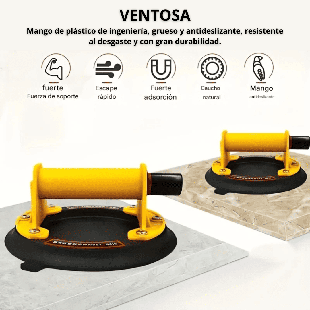 Ventosa de 200 kg - para Vidrio, Cerámica y Piedra