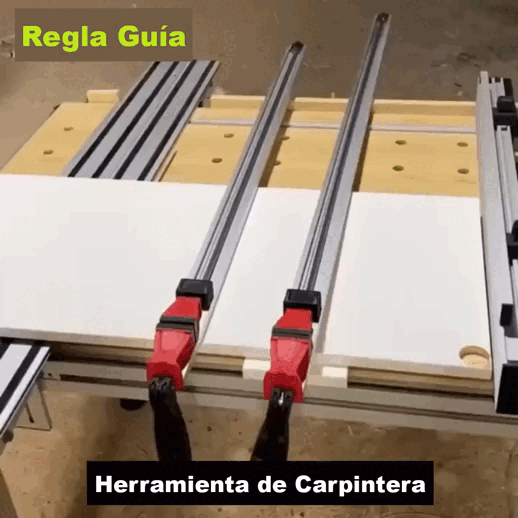 Regla Guia para Corte o Fresado