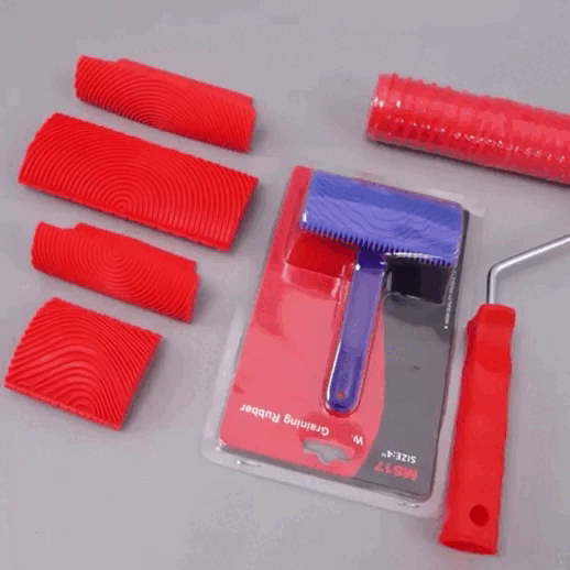 SET 8PCS PLANTILLA Veteadoras Efecto Madera