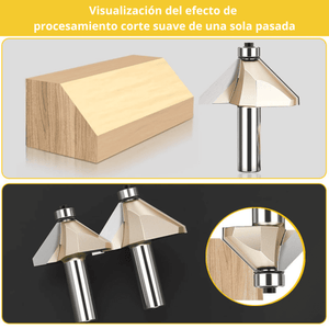 Fresa 45° con Rodamiento – Corte Preciso y Profesional