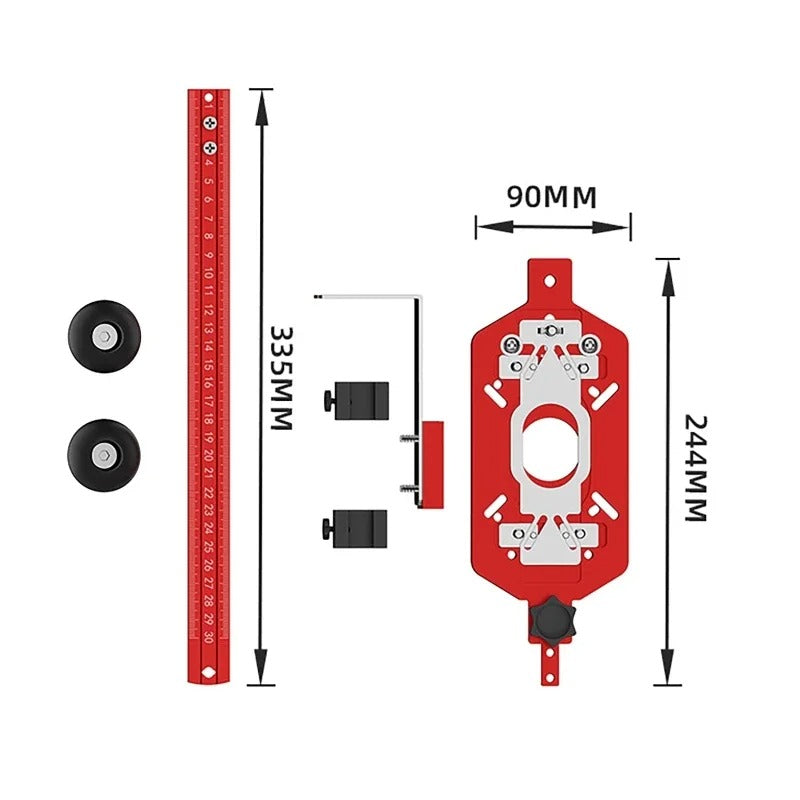 Plantilla Guía Pro para Ruteadora de 70cm - Multiuso