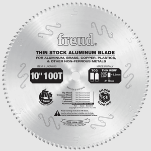 Disco Industrial Freud LU90M010 – Corte Preciso para Aluminio y Metales No Ferrosos