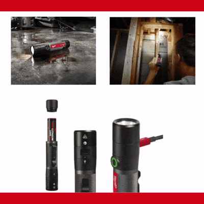 Linterna compacta de 800 L Recargable mediante USB Milwaukee 2160-21