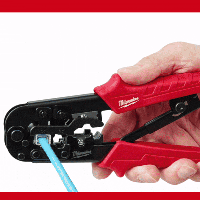 Crimpadora Modular Milwaukee 48-22-3075 – Precisión y Consistencia en Cada Conexión de Red