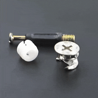 Tornillos para Sistema Minifix – Set de Conectores 3 en 1 para Muebles y Armado