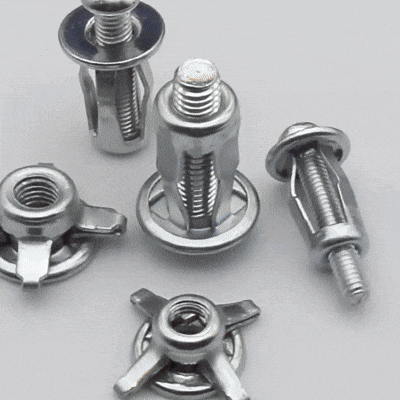 Kit de Tuerca y Tornillo Expansivo M4, M5, M6 y M8 – Fijación Segura en Placa o Metal con Fácil Instalación