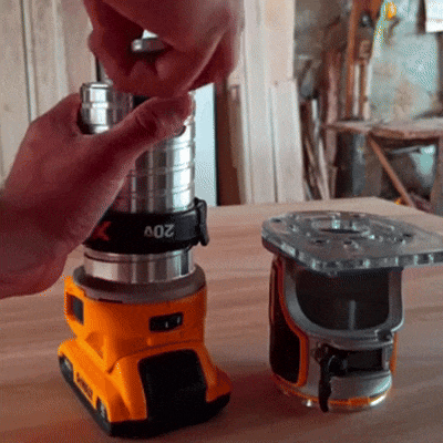 Fresadora Inalámbrica DEWALT DCW600B 20V XR – 1/4” Baretool