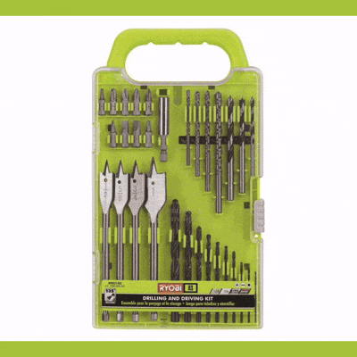 Juego de Brocas y Fresas RYOBI A983102 (31 Piezas) – Taladra Madera, Metal y Más con Precisión Total