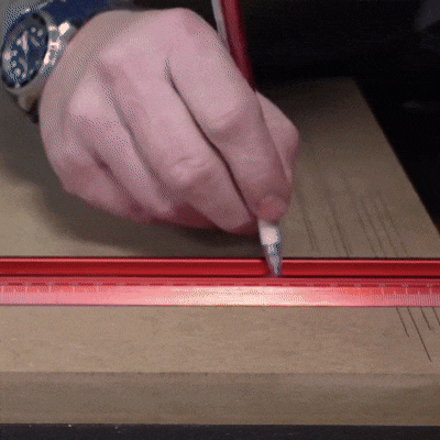 Regla de Aluminio Tipo T – Trazador de Líneas Preciso para Carpintería 60 cm