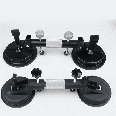 Ventosa Doble Ajustable para Azulejos y Vidrio