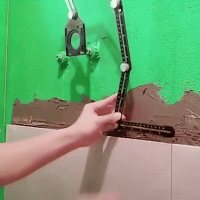 Regla Localizadora de Agujeros 6 Pliegues en Aluminio – Versión Estándar y PRO con Cola de Pez