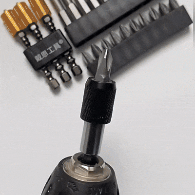 Extensión Magnética para Taladro – Set de 3 Piezas CR-V de Alta Resistencia