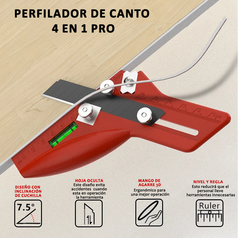 Perfilador de canto 4 en 1 PRO