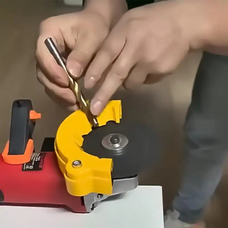 Adaptador en ABS Para Afilar Brocas con Amoladora Modelo "C"