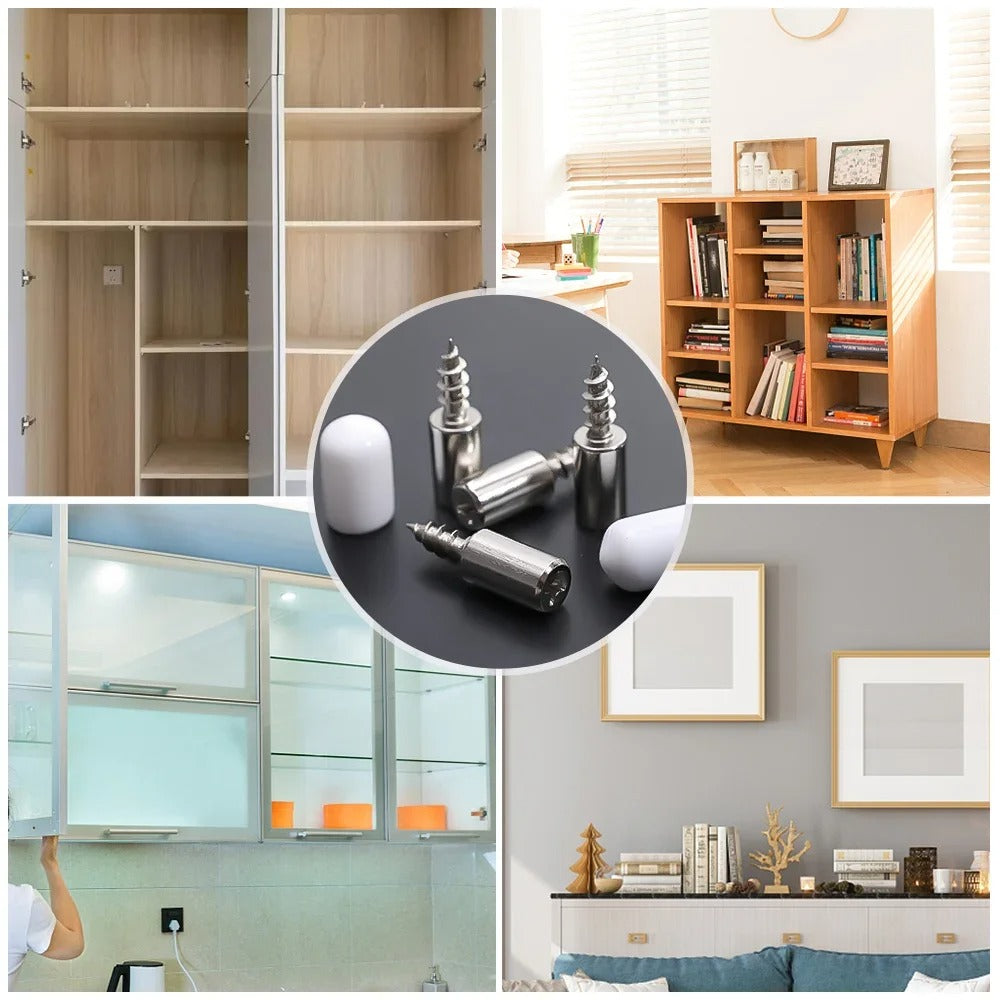 Soporte Metal Tipo Tornillo - Para Estante