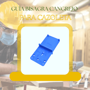 Guía Bisagra Cangrejo para Cazoleta - Plantilla para Melamina