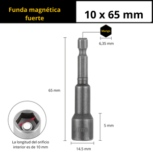 Dado Magnético con Ingreso 1/4” – Trabajo Preciso y Seguro en Cada Tornillo