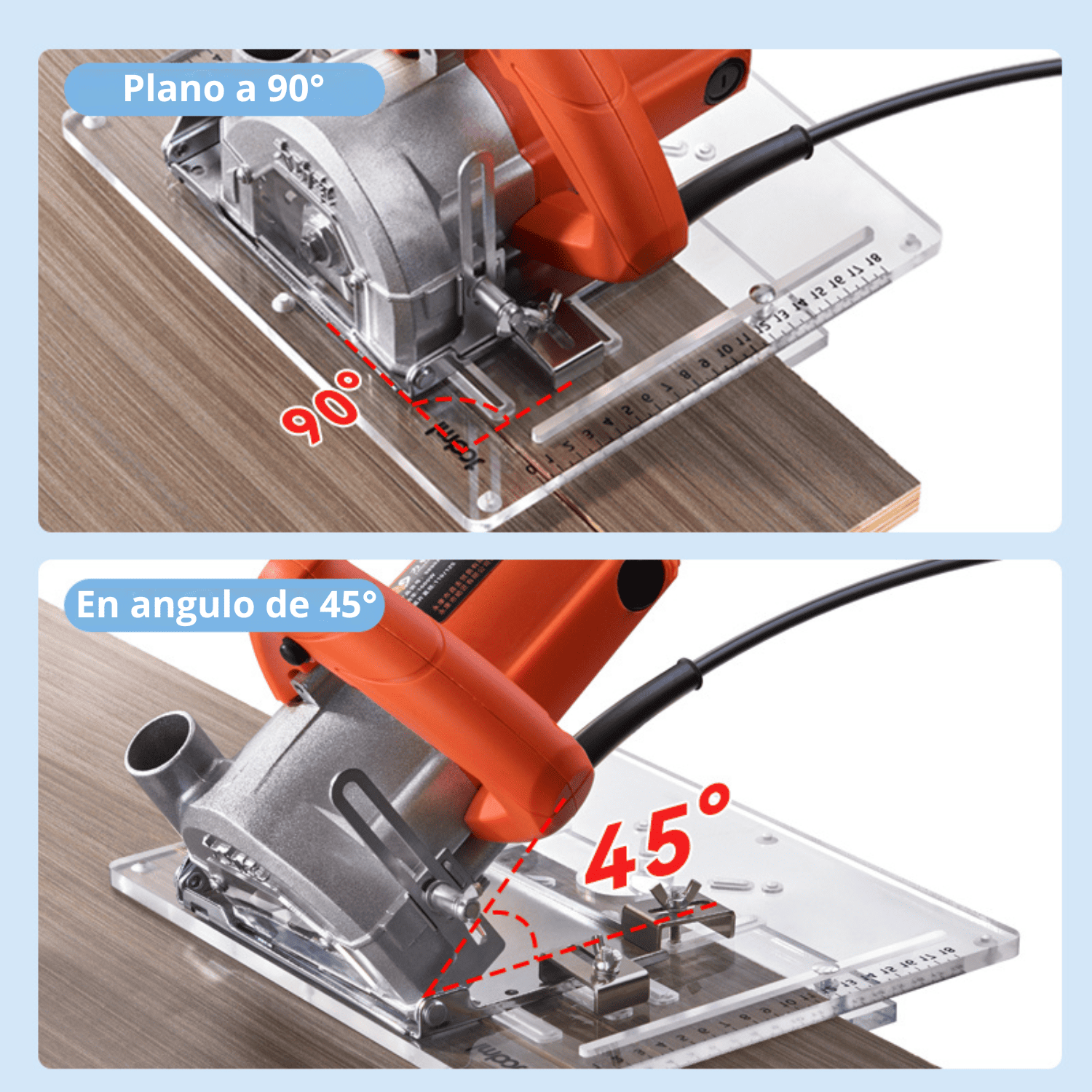 Placa Guía Imbot para Router y Sierra Circular (5” y 6”)