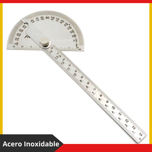 Transportador De Angulo Goniómetro De Acero Inoxidable 150MM