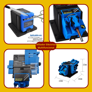 Afilador Eléctrico Multifuncional – Profesional para Brocas, Cinceles y Cuchillas