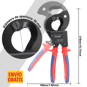Cortador de Cable de Trinquete – Modelo YEG-36D para Cables de hasta 300 mm²