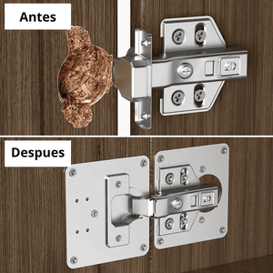 Placa de Reparación Para Bisagras Cangrejo