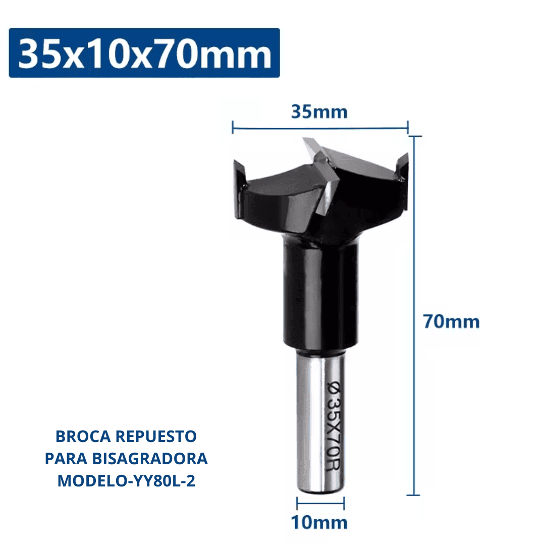 Taladro Industrial para Bisagra Cangrejo 35mm Modelo:YY80L-2 - COD:100740