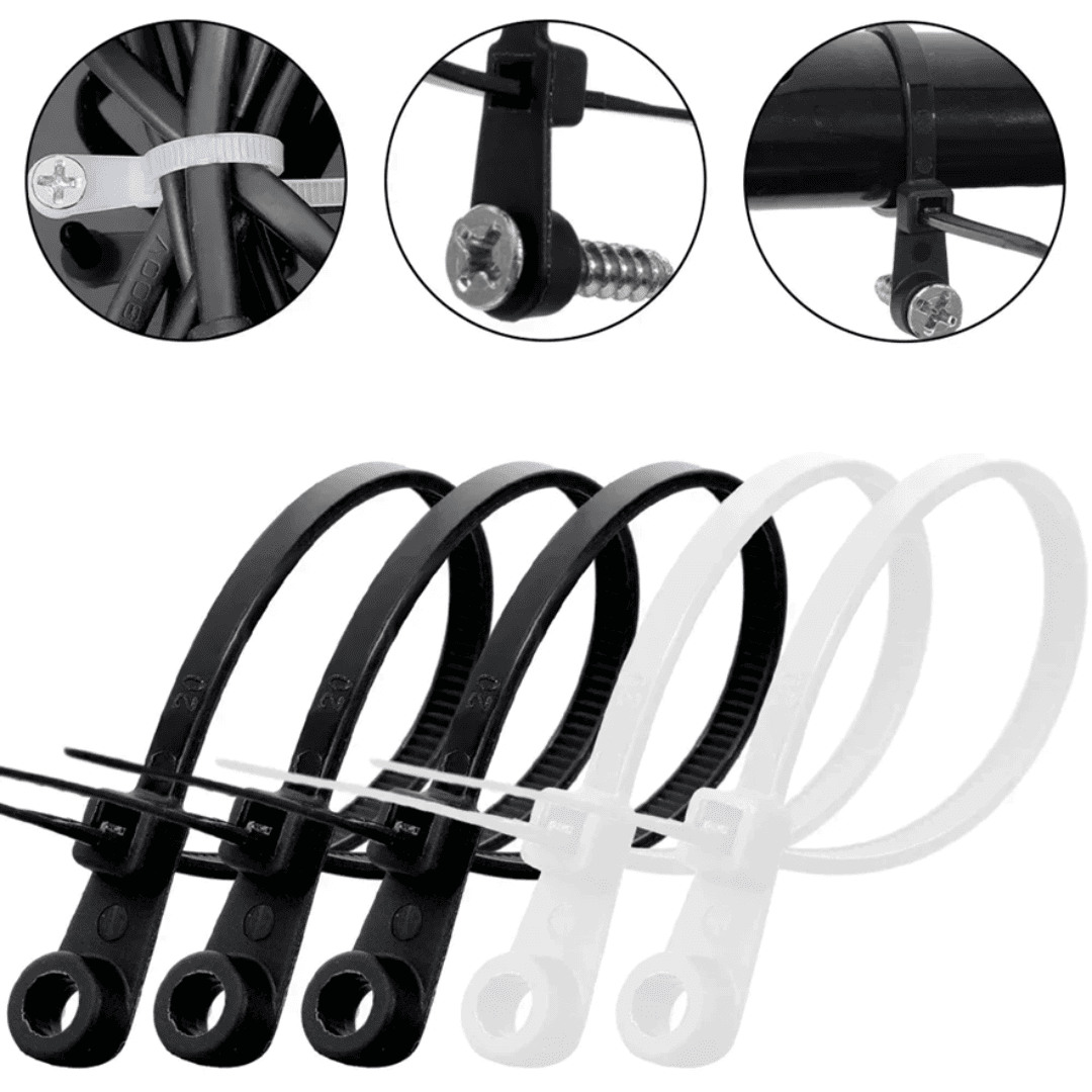 Precintos Plásticos de Nylon con Sistema de Anclaje – Pack de 100 Unidades