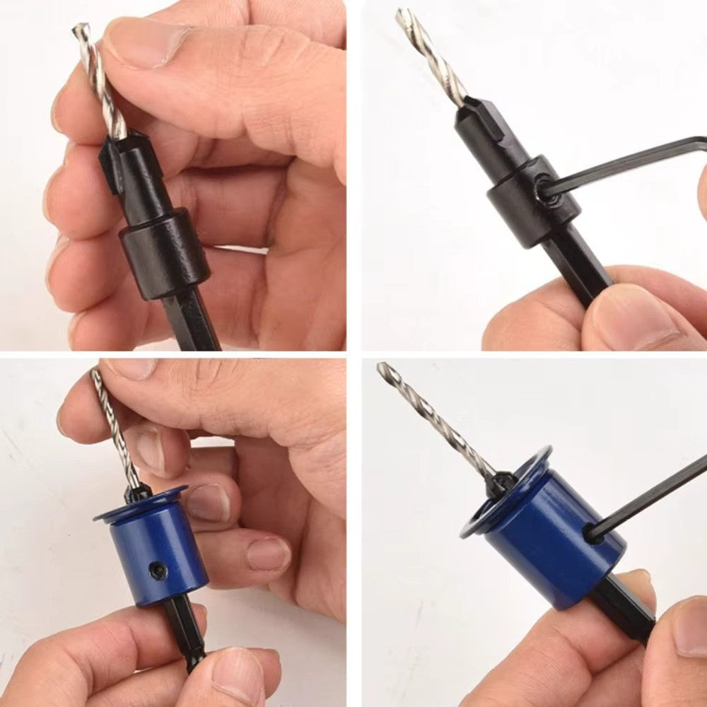 Broca Avellanadora con Tope de 3.0X8MM & 2.8X8MM- Con Vástago Hexagonal