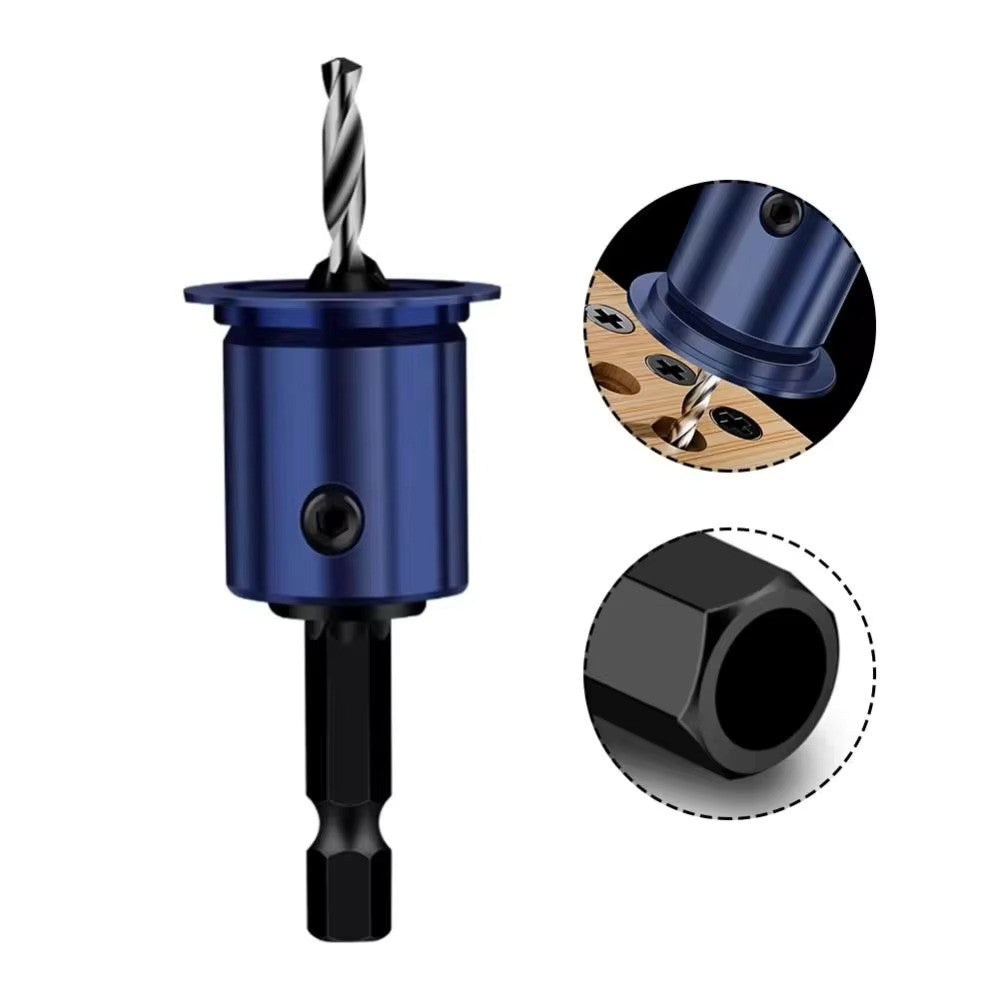 Broca Avellanadora con Tope de 3.0X8MM & 2.8X8MM- Con Vástago Hexagonal