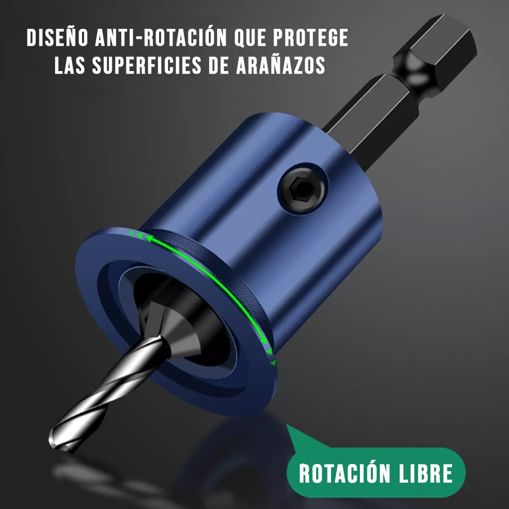 Broca Avellanadora con Tope de 3.0X8MM & 2.8X8MM- Con Vástago Hexagonal