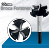 Broca Forstner PRO 35 mm con Tope Regulable y 3 Hojas