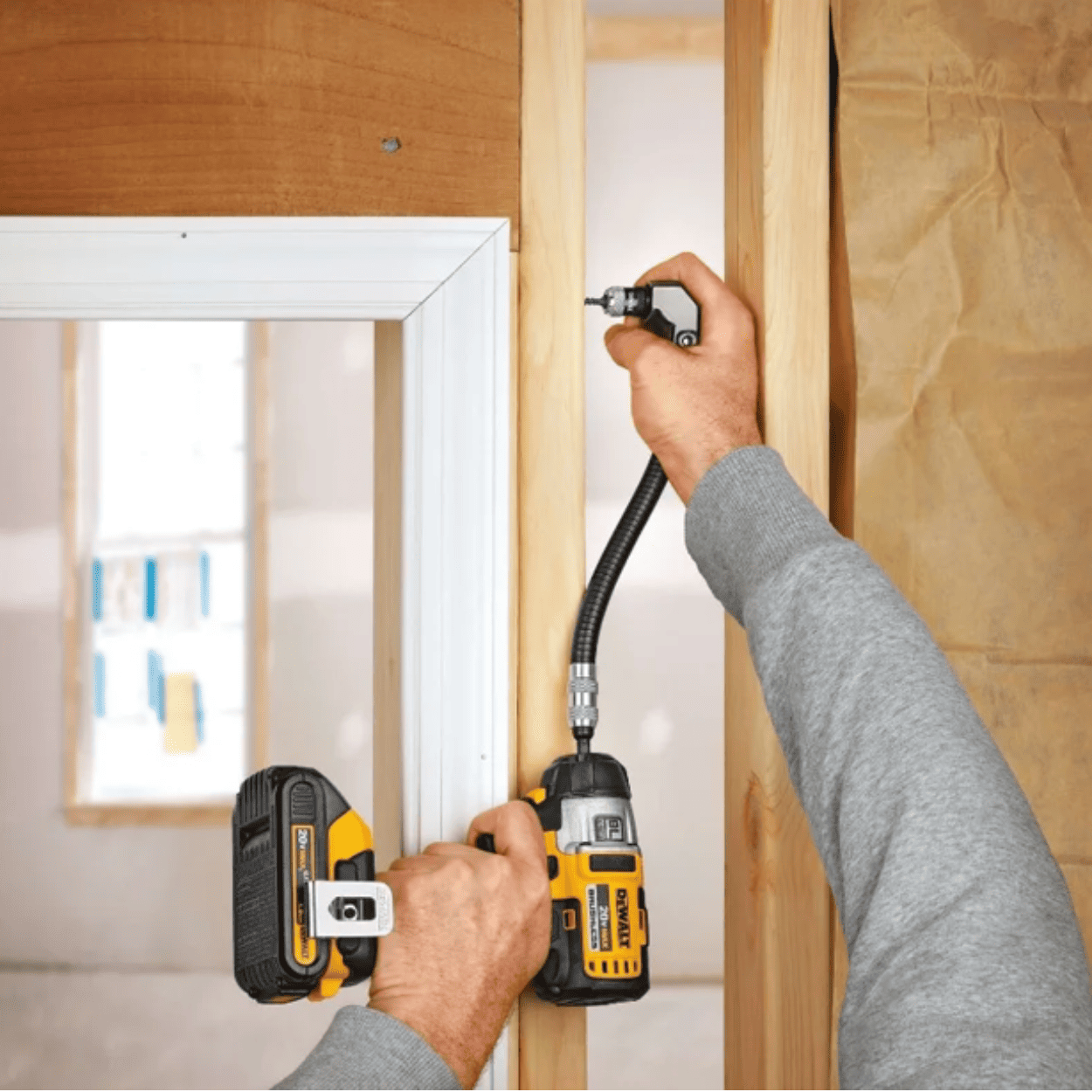 FLEXTORQ DEWALT 4 EN 1 – Sistema Modular Ángulo Recto