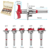 Set Brocas Forstner 5PCS con Tope Regulable