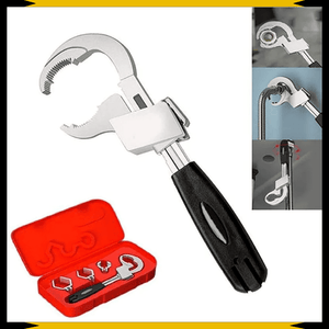 Llave Gasfitería PRO 4 en 1 – Precisión y Potencia para Espacios Reducidos