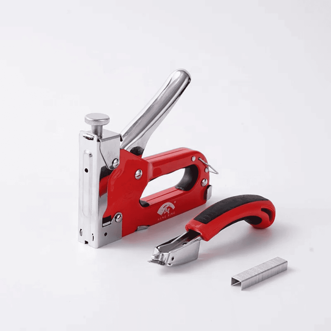 Engrapadora Clavadora Manual 3 en 1 PRO – Versatilidad Total con 1200 Grapas Incluidas