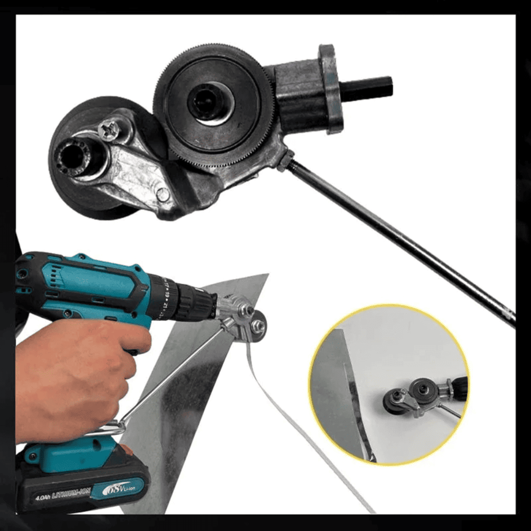 Adaptador de Corte automático de lata y Calamina para Taladro