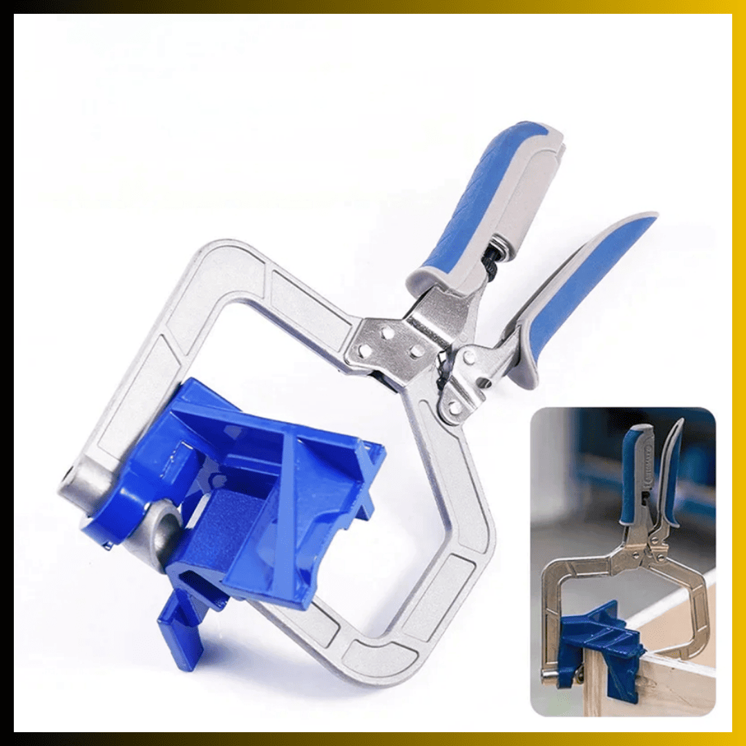 Prensa Alicate con Sistema para Tornillos Ocultos – Ensambles a 90° con Precisión Profesional