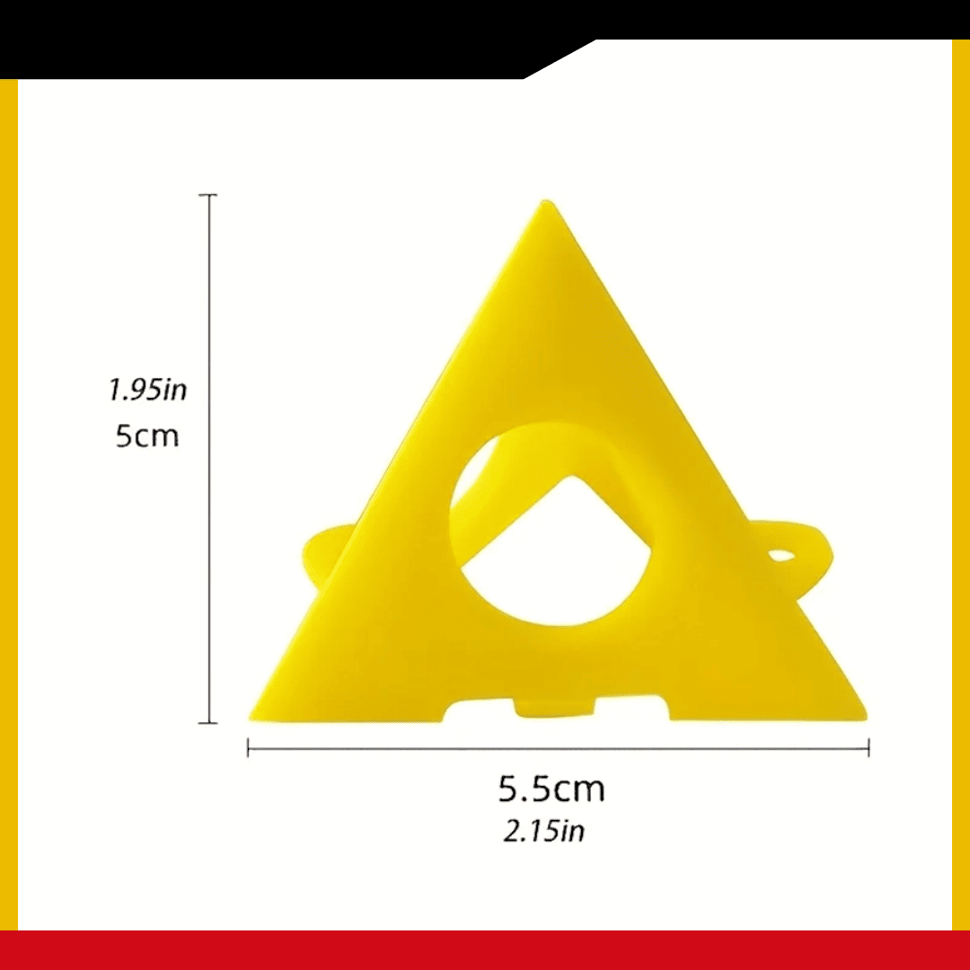 Soporte Triangular ABS Portátil para Pintura en Carpintería – Estabilidad sin Marcas ni Manchas