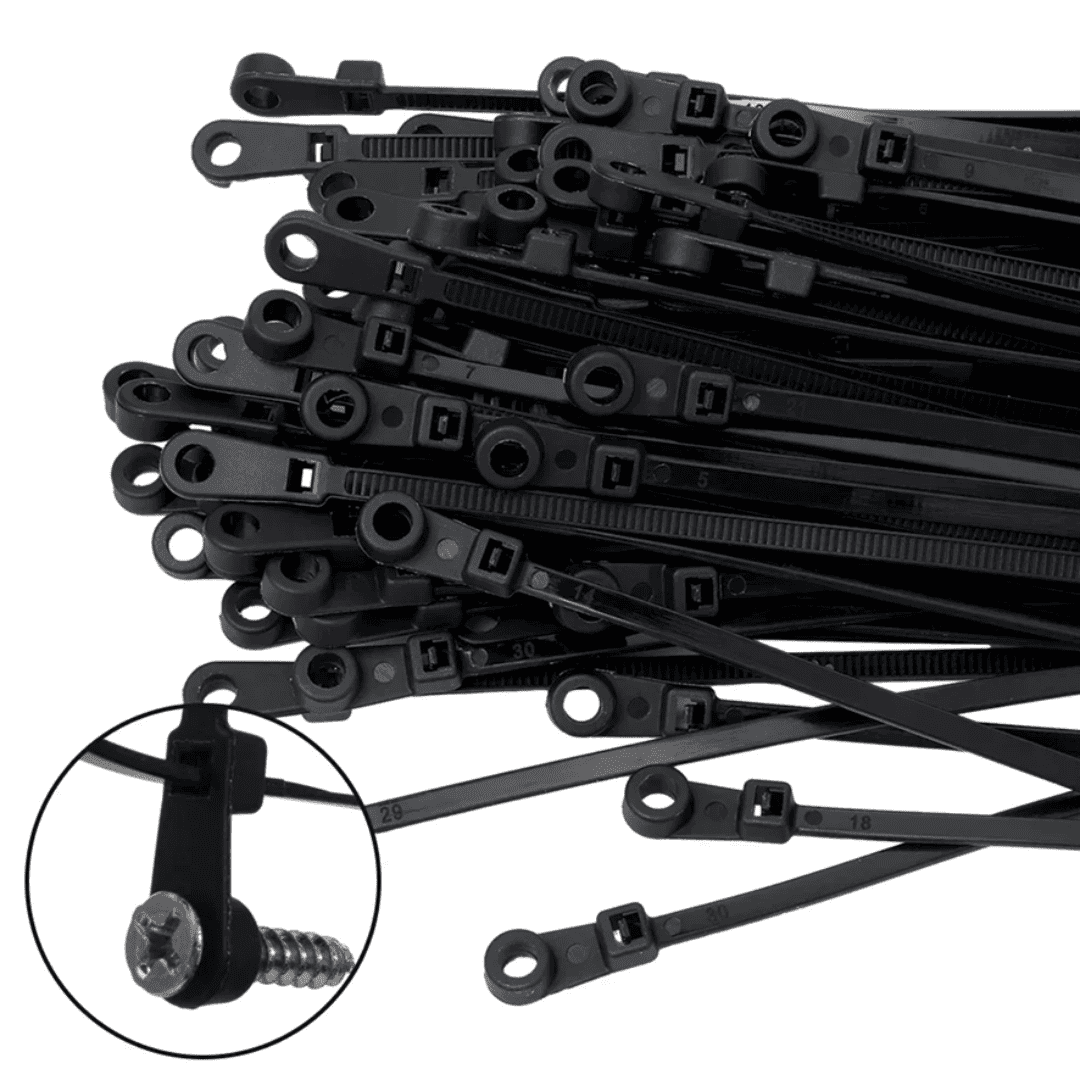 Precintos Plásticos de Nylon con Sistema de Anclaje – Pack de 100 Unidades
