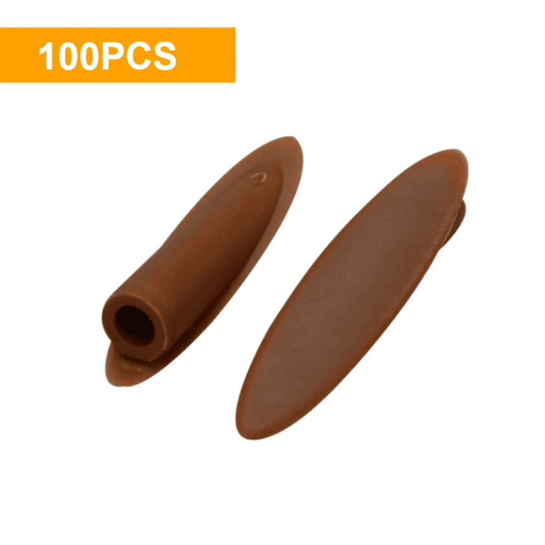 Tapa Tornillos Ocultos Tipo Kreg – Set de 100 Unidades + Tornillos Incluidos