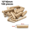 Tarugos de Madera Ranurados – Set de Uniones Precisas para Carpintería y Muebles