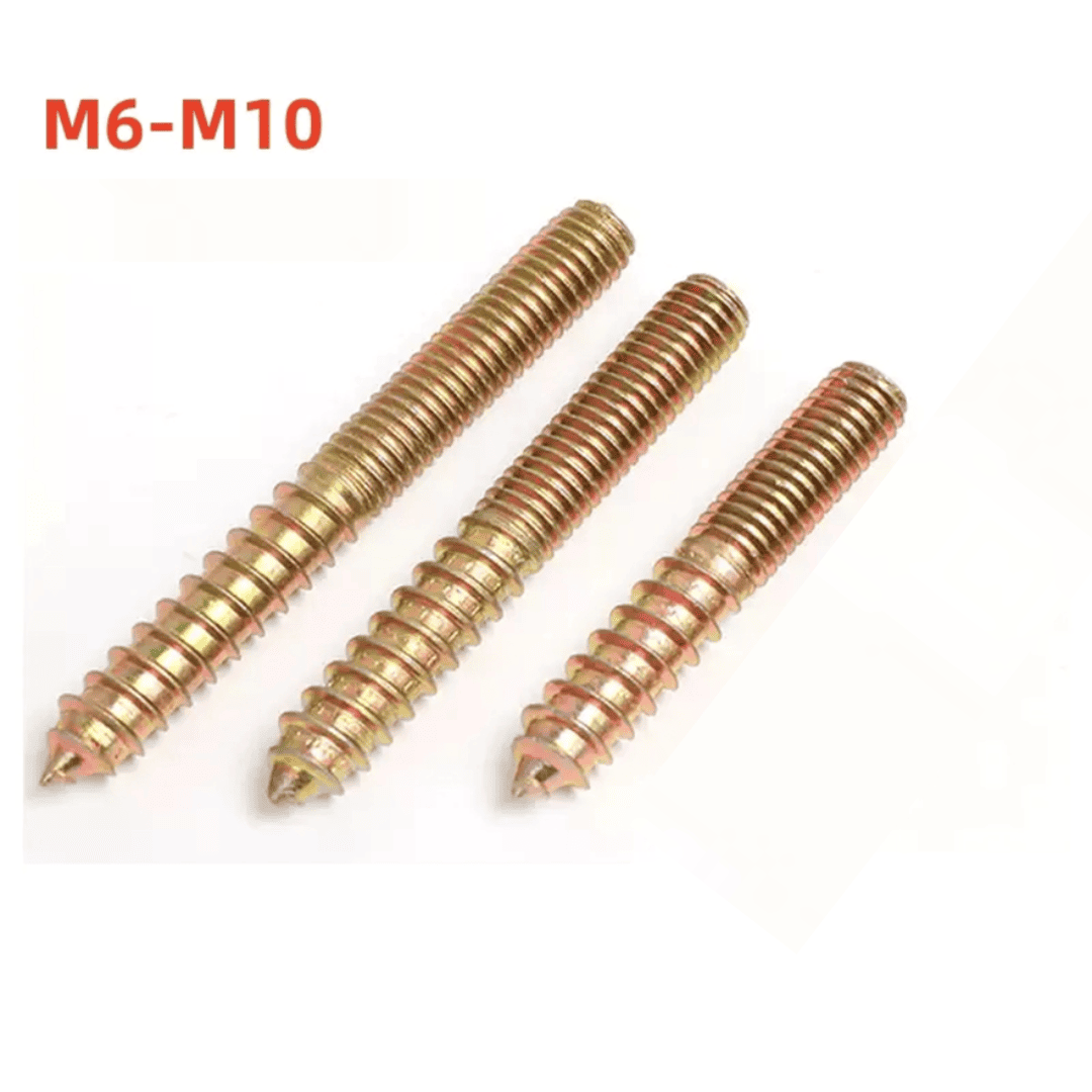 Tornillo de Suspensión Doble Cabeza M6, M8 y M10 – Alta Resistencia