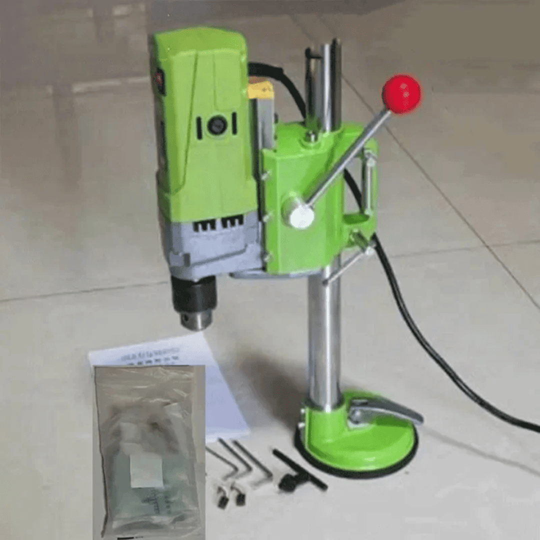 Taladro de Banco Portátil 2 en 1 Todoterreno + Super Ventosa