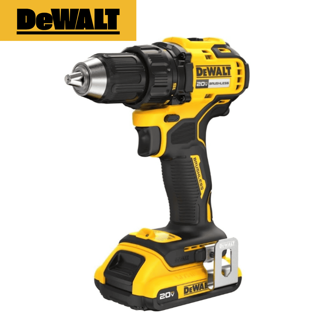 DeWalt DCD793D1 20V MAX Kit de Taladro  Compacto Inalámbrico BRUSHLESS- 1/2 pulgadas