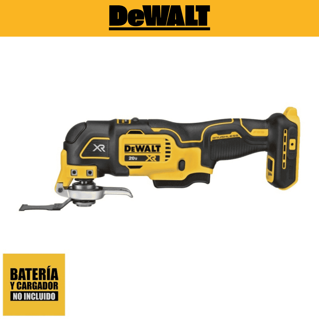 Herramienta Multiuso Oscilante Dewalt DCS356B XR 20V – Precisión y Versatilidad en Cada Corte