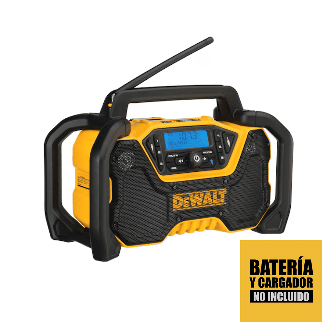 Radio Portátil Dewalt DCR028B 12V/20V MAX – Sonido Premium y Resistencia para el Sitio de Trabajo