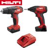 COMBO HILTI TALADRO PERCUTOR SF 2H-A + ATORNILLADOR  SID 2-A   (Semi-Nuevo)