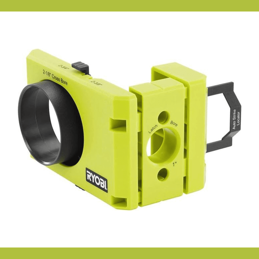 Kit de Instalación RYOBI A99DLK4 – Precisión Total para Cerraduras en Puertas de Madera y Metal